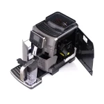 A detailed shot of the Gaggia Cadorna Prestige Chocolate full-color TFT screen displaying various beverage options or user profiles