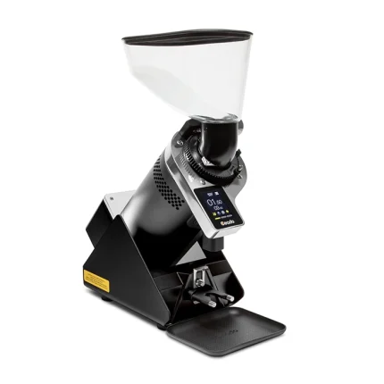 A sleek Ceado E37Z Coffee Grinder, showcasing its angled design and touch display