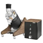 A sleek Coffee Grinder Ceado E37Z Hero with its angled design and single-dose bottles, ready for use