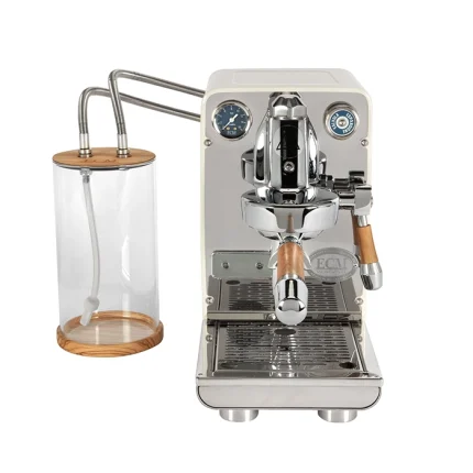 ECM Puristika Espresso Machine with external glass water tank