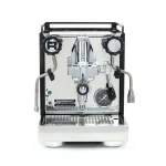 Rocket Espresso Appartamento Serie Nera Sapphire Close-up of the stylized steam/hot water knob with its easy-grip gear design and Rocket R logo